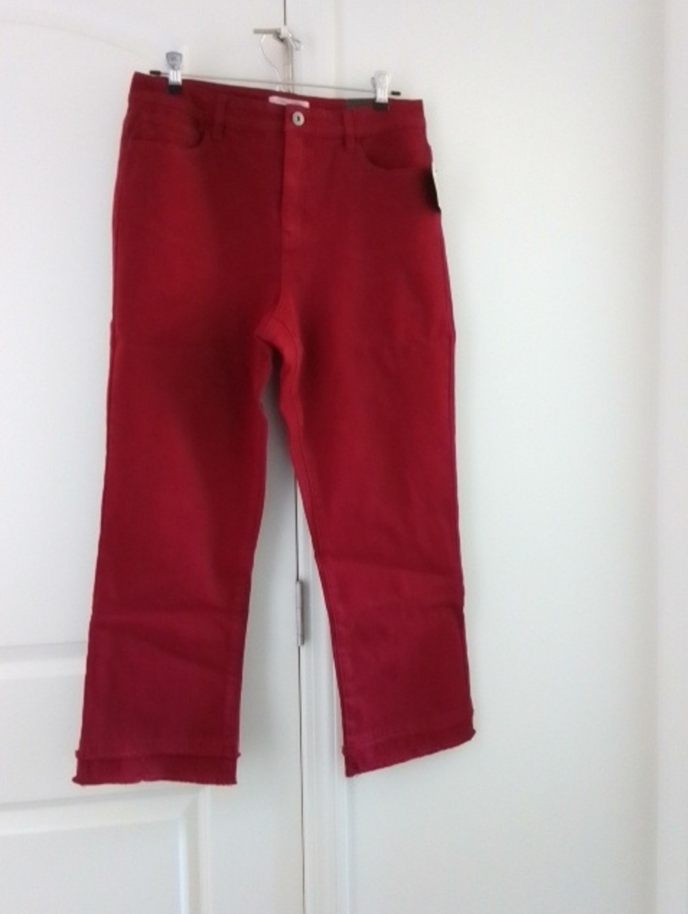 Women’s Red Jeans - Classic Straight Fit
